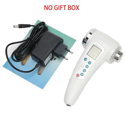 Double-Headed Cavitation Ultrasonic Face & Body Slimming Massager – 7-Color LED Photon Therapy for Skin Care, Anti-Wrinkle & Lifting