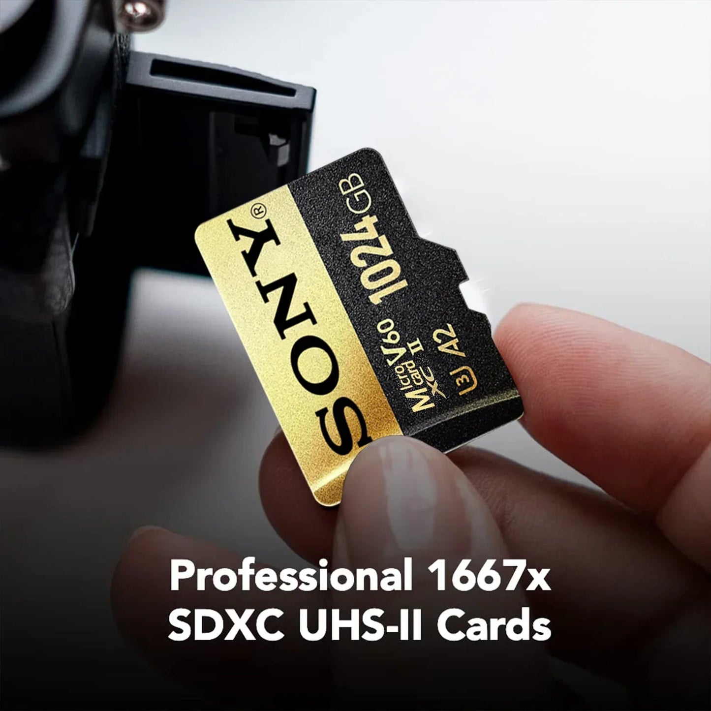 SONY High-Speed 1TB Micro SD Card — Mini MicroSD Memory Card for Xiaomi, Camera & PC (1TB/512GB/256GB/128GB)