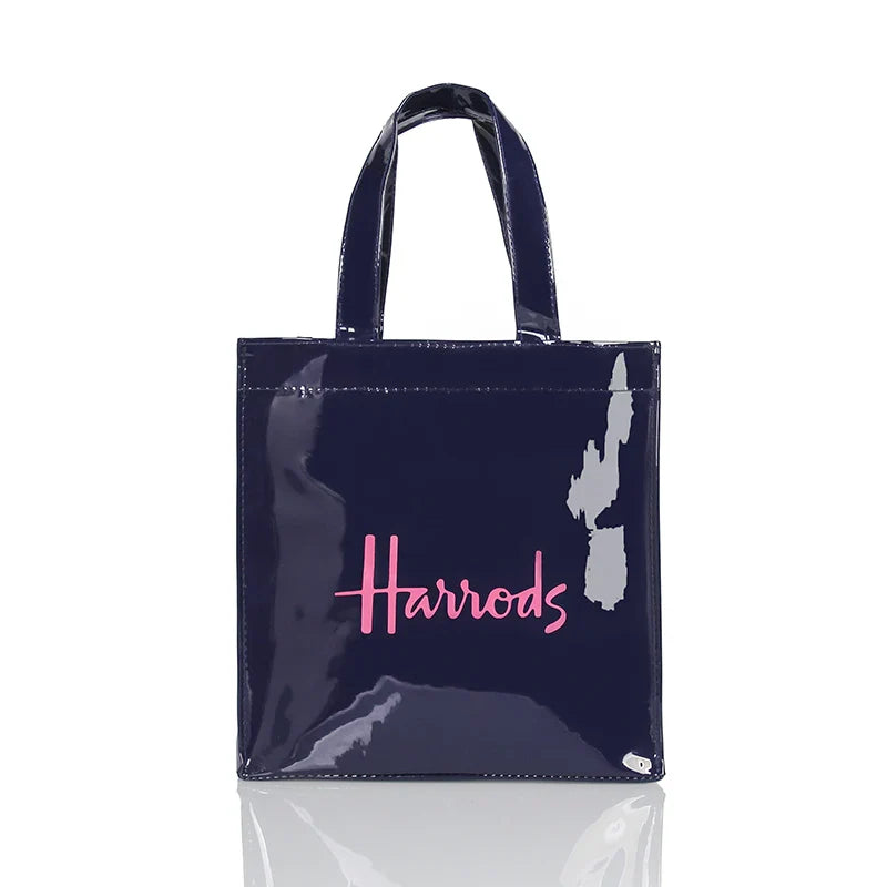 Simple Stylish PVC Reusable Shopping Bag – Luxury Eco-Friendly Waterproof Tote for Summer Beach