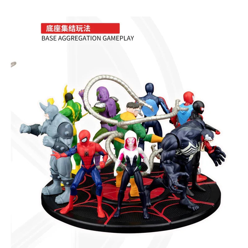 ZD Toys Avengers Legends Action Figures – Iron Man, Spider-Man, Thor, Captain America, Thanos, Hulk, War Machine Gift Set