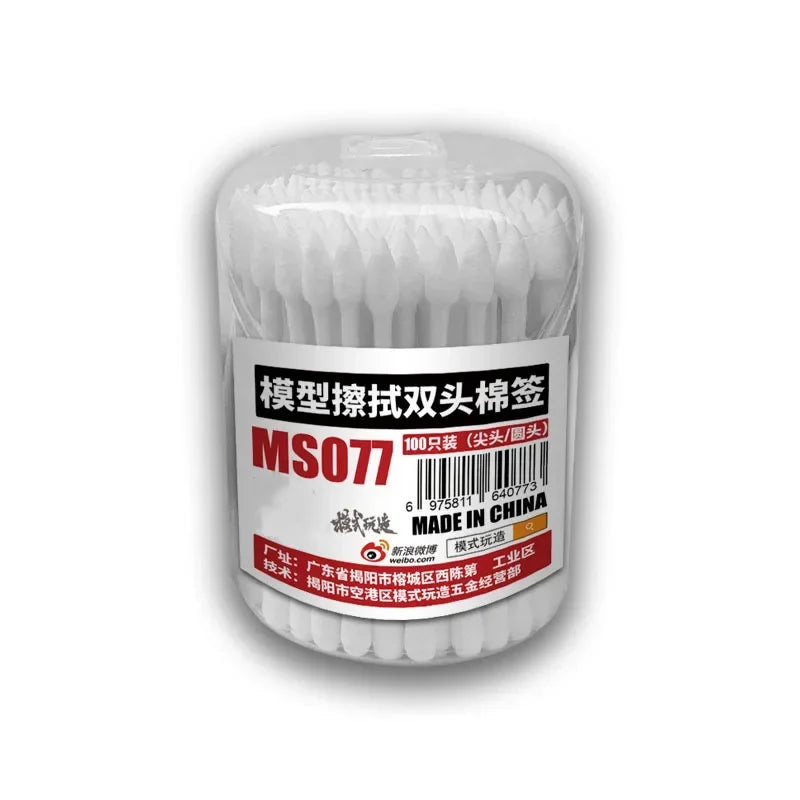 MS-077 Double End Cotton Swab – Gundam Model Cleaning & DIY Hobby Tool