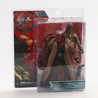 Mezco Hellboy 2004 Trenchcoat Variant — Collectible Action Figure Doll Toy