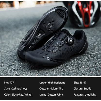 LiXingMing Road Cycling Shoes — Men & Women Racing Sneakers with SPD Cleats