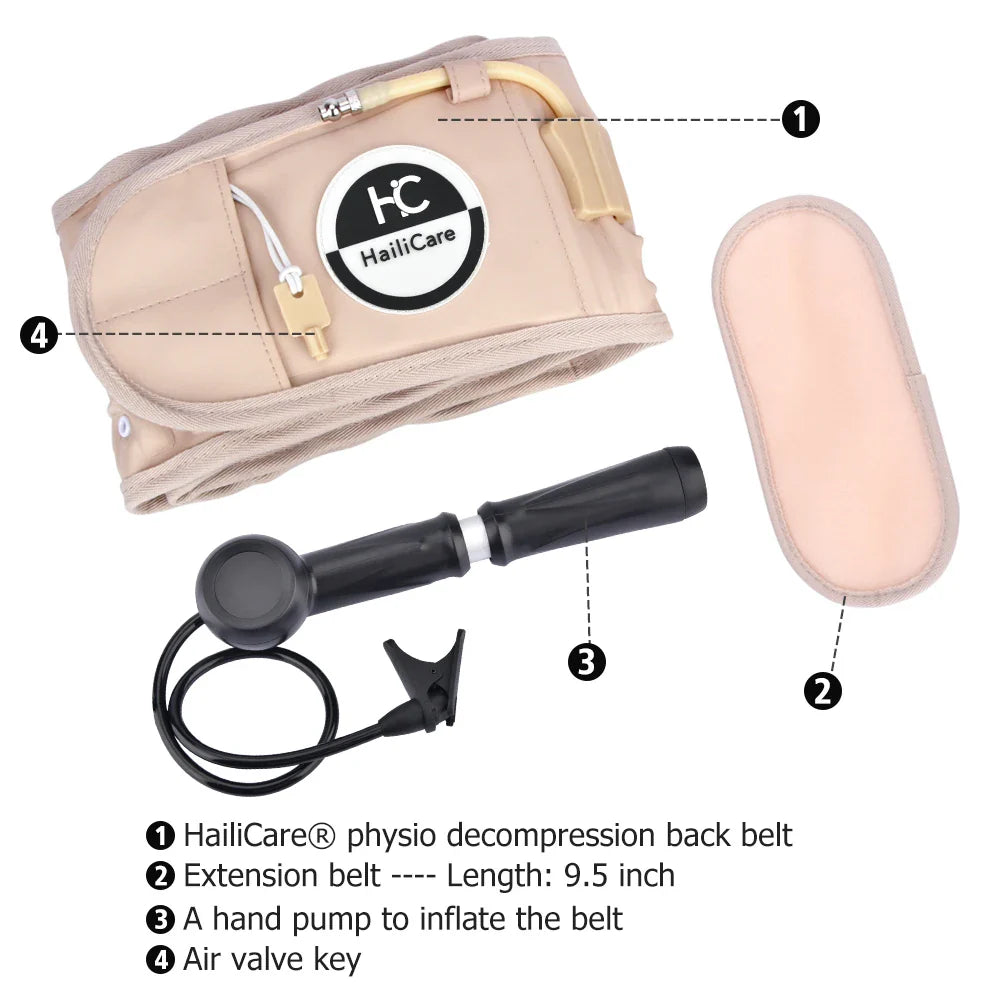 Heating Waist Massager Belt — Vibration & Inflatable Back Pad for Relaxation and Pain Relief