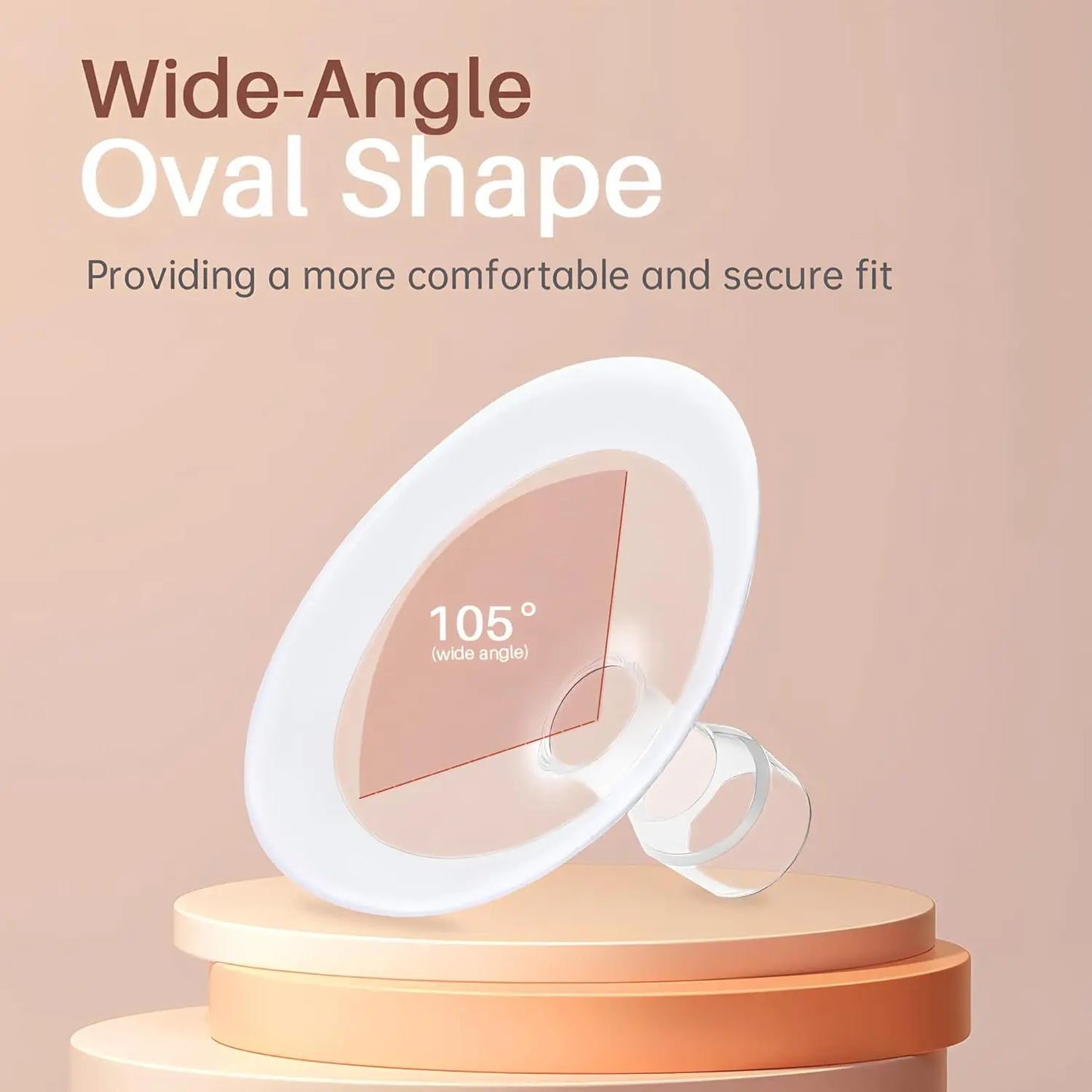 BPA-Free Silicone Breast Pump Flange Pad – Compatible with Medela & Spectra Pump Parts Replacement Accessories