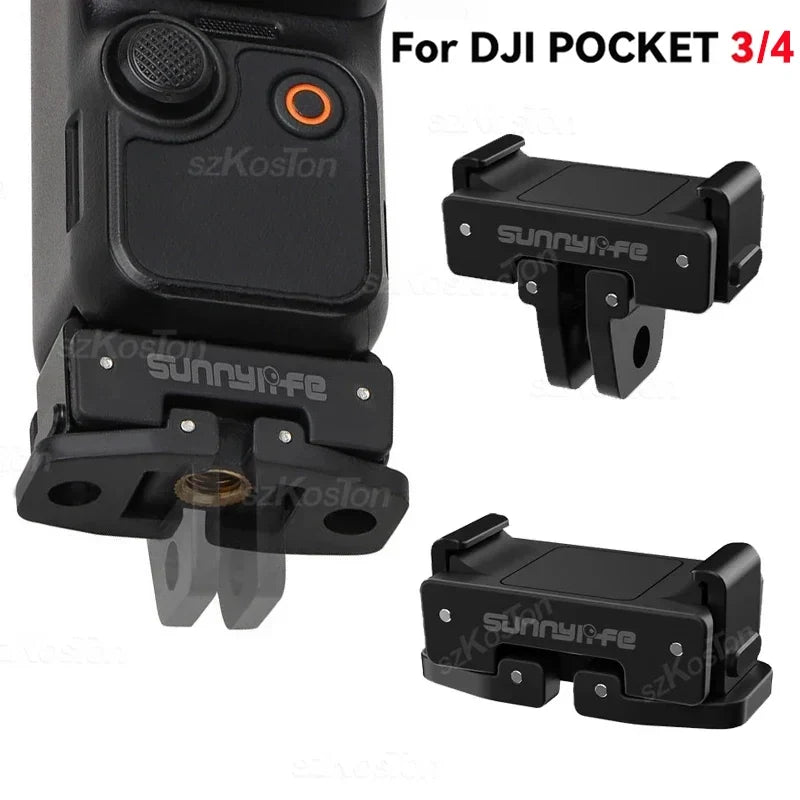 DJI Osmo Pocket Quick Release Adapter - 1/4 Screw Mount Extension Bracket Accessory