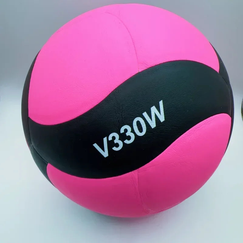2025 Pink Volleyball V330W – High-Quality PU No.5 Ball for Indoor & Outdoor Competition Training (V200W, V300W, V320W Compatible)