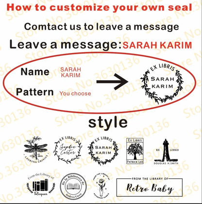 Personalized Round Self-Inking Rubber Stamp – Custom Logo & Photosensitive Ink Stamp