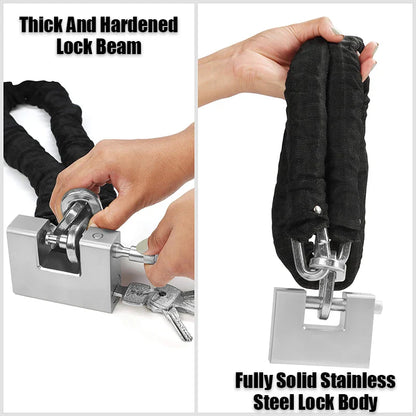 Multifunctional Keyed Padlock – Waterproof, Anti-Rust, Anti-Theft Door & Window Lock with 3 Keys
