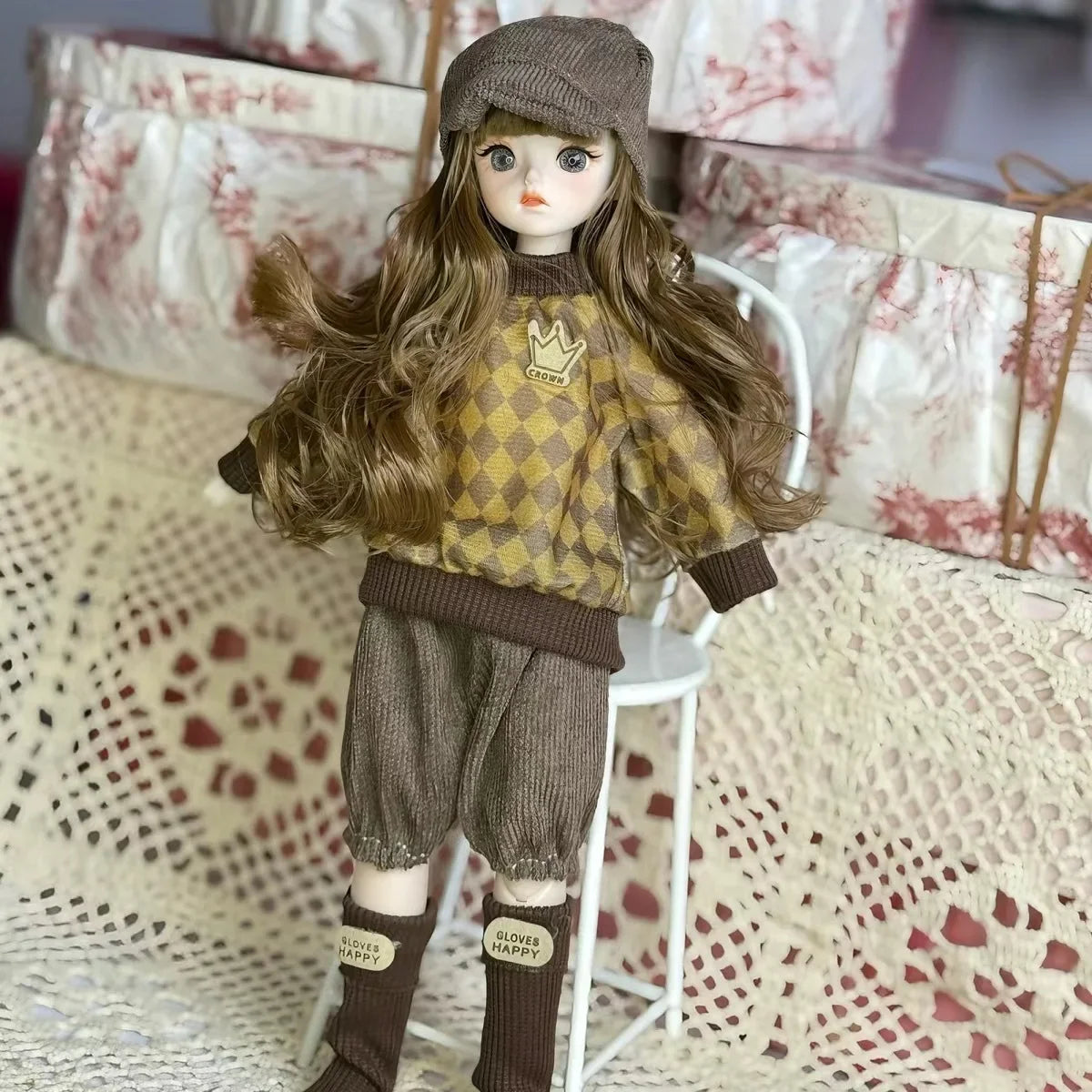 High-Value 30cm BJD Doll – 6-Point Jointed Princess Outfit Set for Girls, Birthday Gift Toy