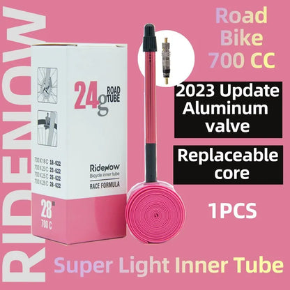 Ridenow 2025 Super Light 700C Road Bike Inner Tube – Aluminum Valve TPU 65-85mm FV