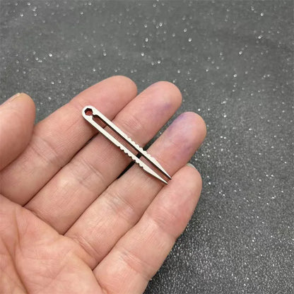 Titanium TC4 Clip Tweezers – Multipurpose EDC Pocket Tool for Outdoor, Camp & Maintenance | 6 Colors