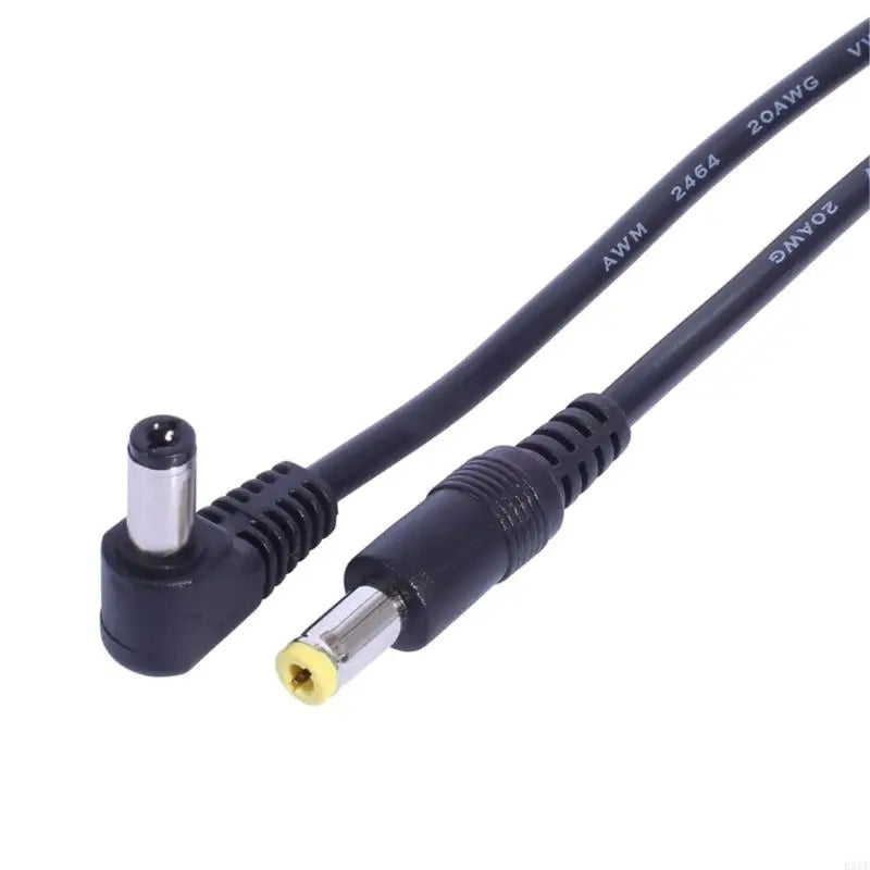 E28E 85W DC Power Cable - DC5521 to DC5525 90 Degree Adapter Cord for Electronic Devices & Power Connections