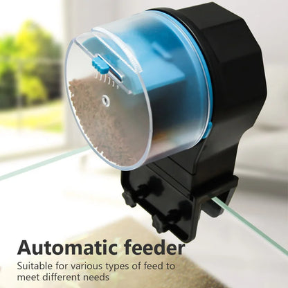 Automatic Fish Tank Feeder – Intelligent Timing Aquarium Feeder for Goldfish with Large Capacity
