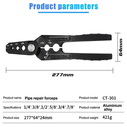 Copper Tube Rounder & Flat Tube Repair Tool – Versatile HVAC & Refrigeration Pipe Restorer