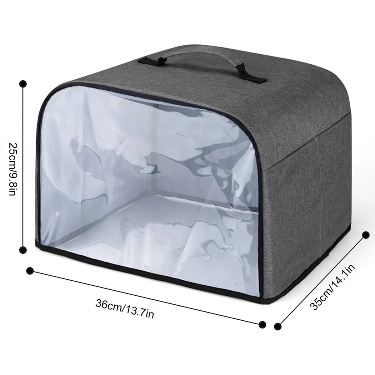 Air Fryer Hood Cover for Ninja Foodi Grill – Durable Waterproof Kitchen Dust Cap with Storage Pockets