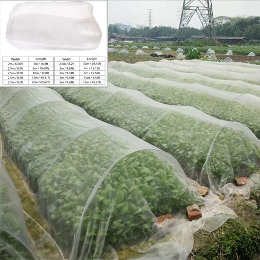 Garden Insect Protection Net – Greenhouse Protective Cover for Flowers, Vegetables, and Fruit Plants