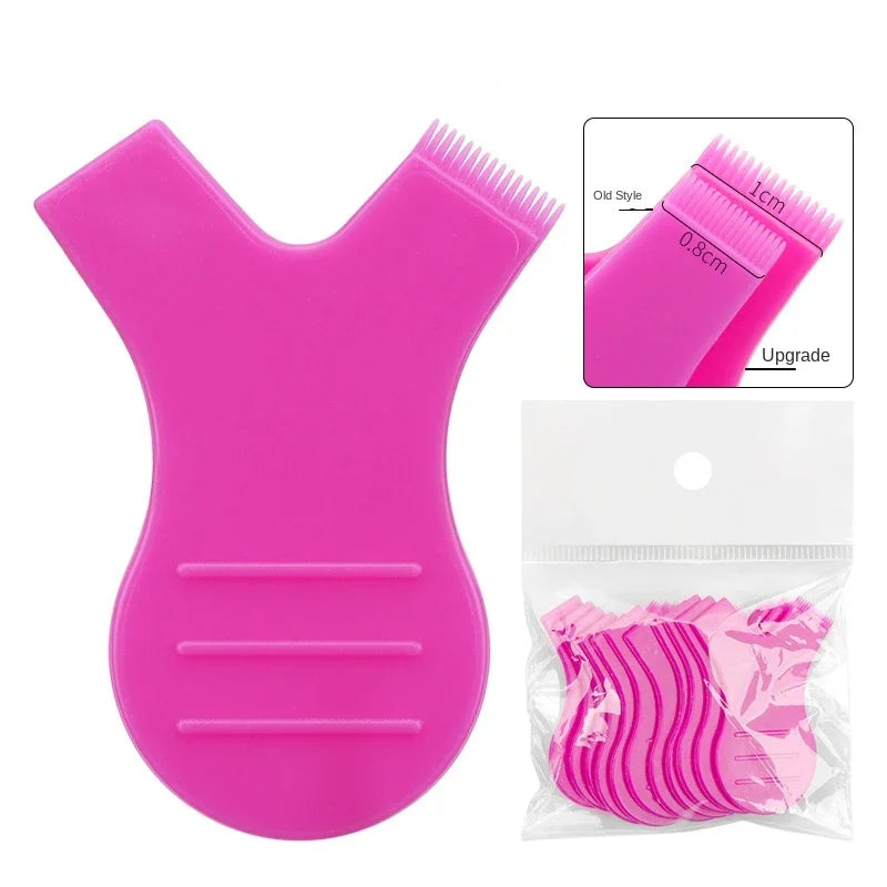 10pcs Reusable Eyelash Brushes – Y Shape Comb for Lash Lifting, Curling & Extension Perm Tools