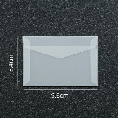 50 Pcs Blank Translucent Envelopes – for Invitations, Postcards, Gift Boxes, Wedding & Business Letters