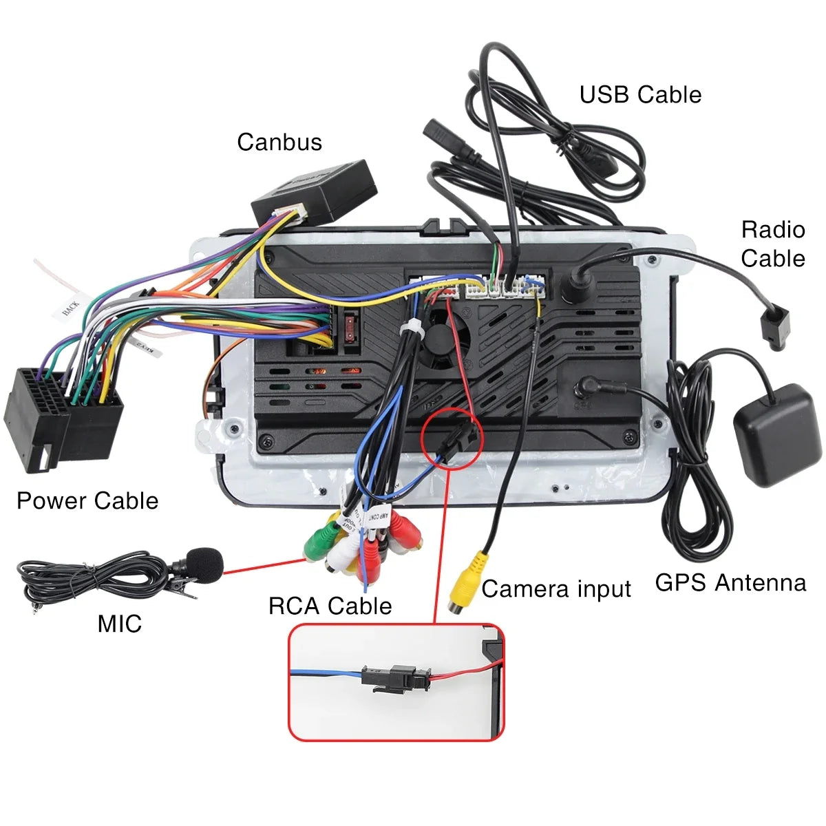 GRANDnavi Android 13 Car Radio GPS - 2Din Multimedia Player for VW, Skoda Octavia, Golf 5/6, Passat B6, Polo, Jetta