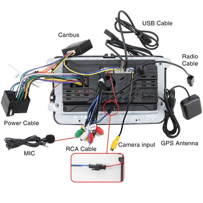 GRANDnavi Android 13 Car Radio GPS - 2Din Multimedia Player for VW, Skoda Octavia, Golf 5/6, Passat B6, Polo, Jetta