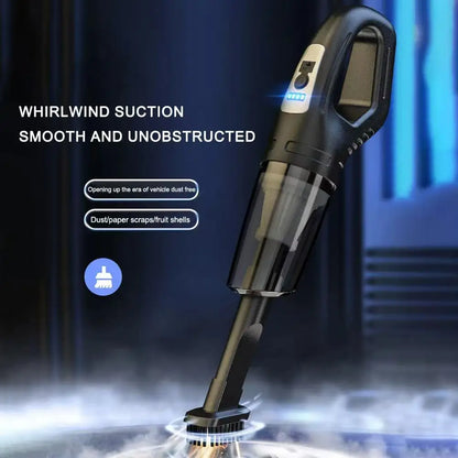 Wireless Handheld Vacuum Cleaner – Powerful Suction, Quick-Charge Rechargeable Cleaner for Car, Home & Pet Hair