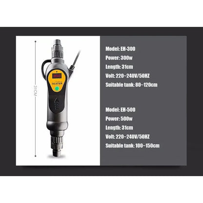 Sunsun EH-300/EH-500 External Aquarium Heater – 220V Adjustable Temperature Controller for Fish Tanks