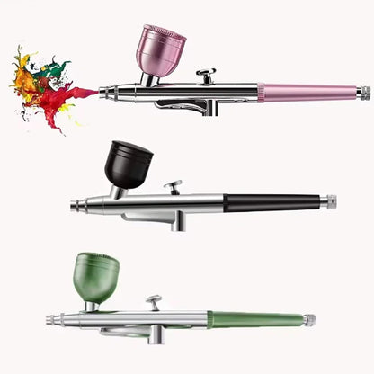 Portable Single-Action Airbrush Spray Gun — 0.3mm Nozzle Pen for Model, Cake, Nail, Car Painting & Beauty Inkjet