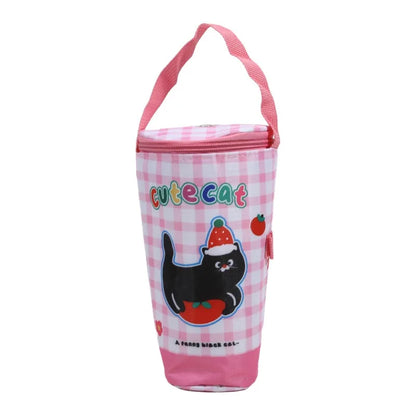 Portable Milk Tea Tote Bag – Insulated Heat Preservation Cup Carrier, Handbag for Drinks, Umbrella, and Camping Accessories