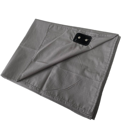 10% Silver Fiber Flat Bedsheet with Earthing Cord – Conductive Antistatic Health Protection & Stress Relief Sheet