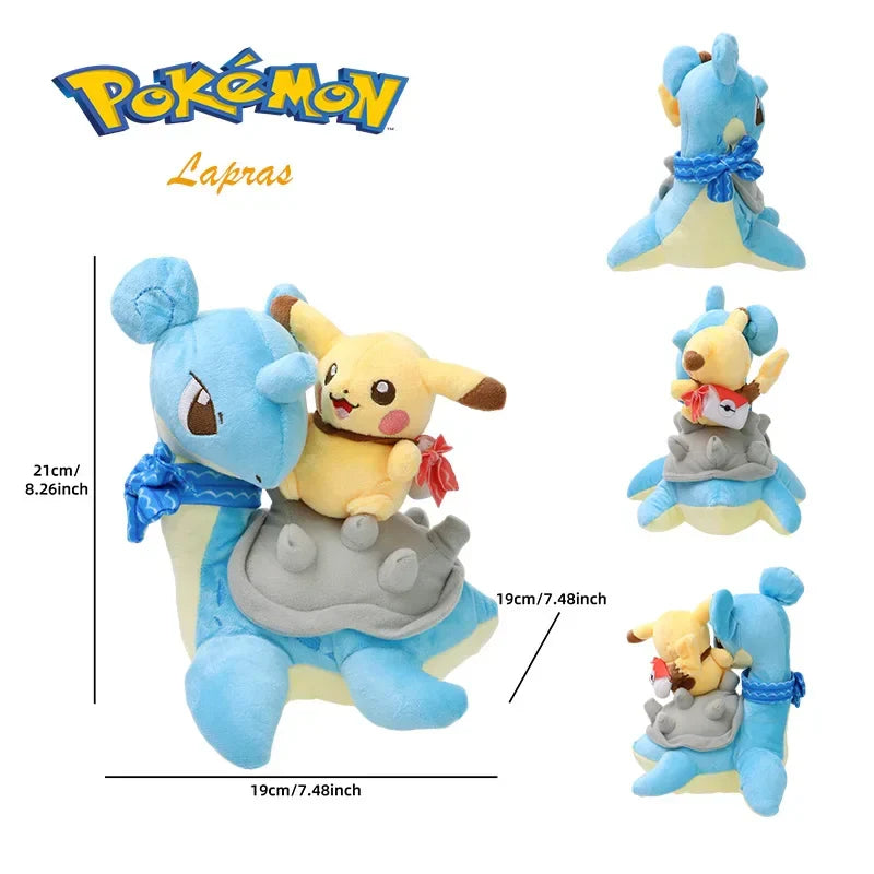 Sprigatito & Friends Plush Toys – Chikorita, Slowpoke, Froakie, Charizard Anime Stuffed Dolls, Gift for Kids
