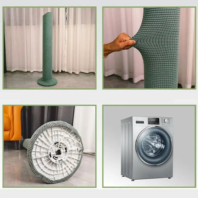Tower Fan Protective Cover - Universal Vertical Floor Standing Fan Storage Bag for Dust, Dirt & Home Protection