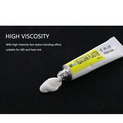 1/3/5pcs Thermal Paste Conductive Adhesive – Heatsink Glue for Chip, VGA, RAM, LED, IC Cooler & Radiator Cooling
