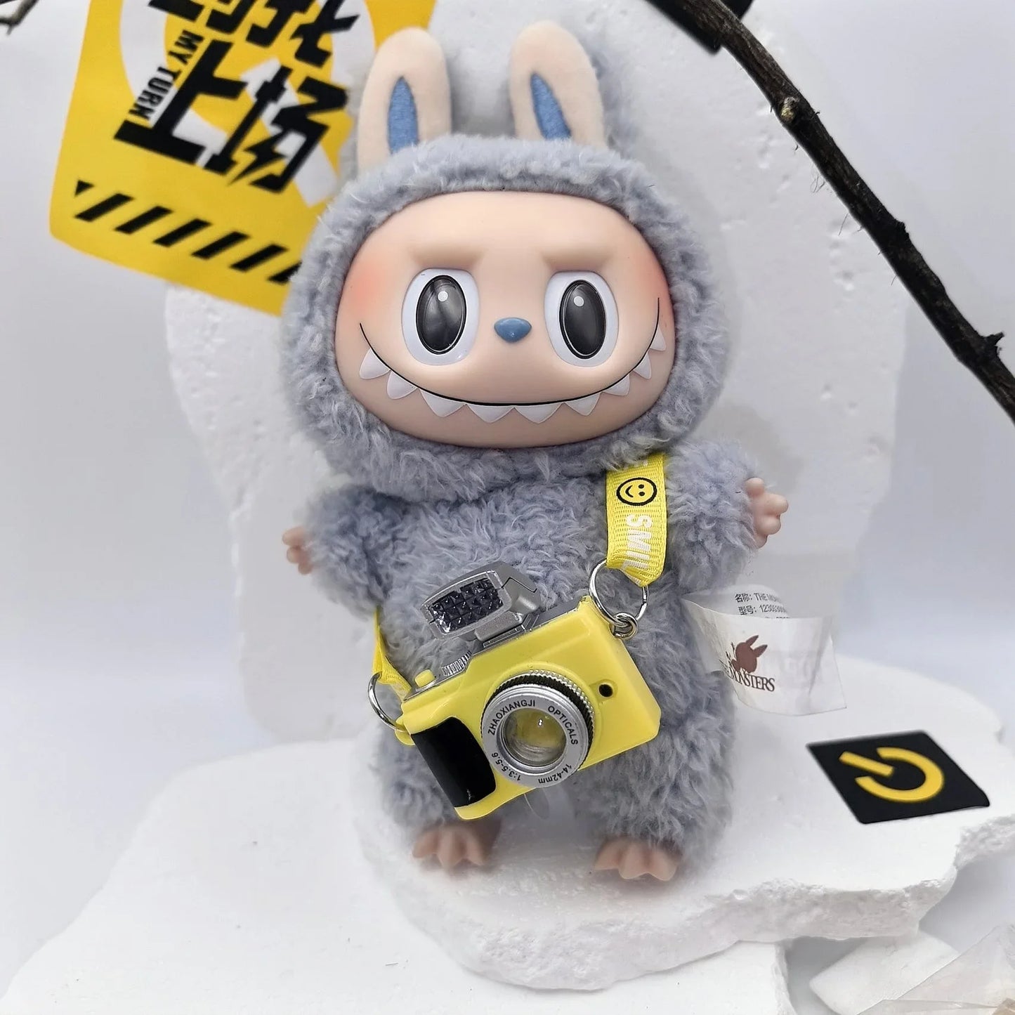 17cm Labubu POP MART Blind Box Doll Clothes – Cute Princess Dress with Suspenders Skirt (Clothes Only)