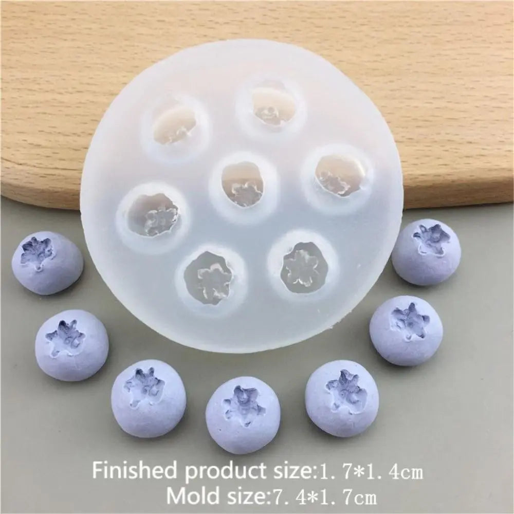 3D Fruit Candle Silicone Mold – Blueberry & Raspberry DIY Chocolate & Baking Craft Mold