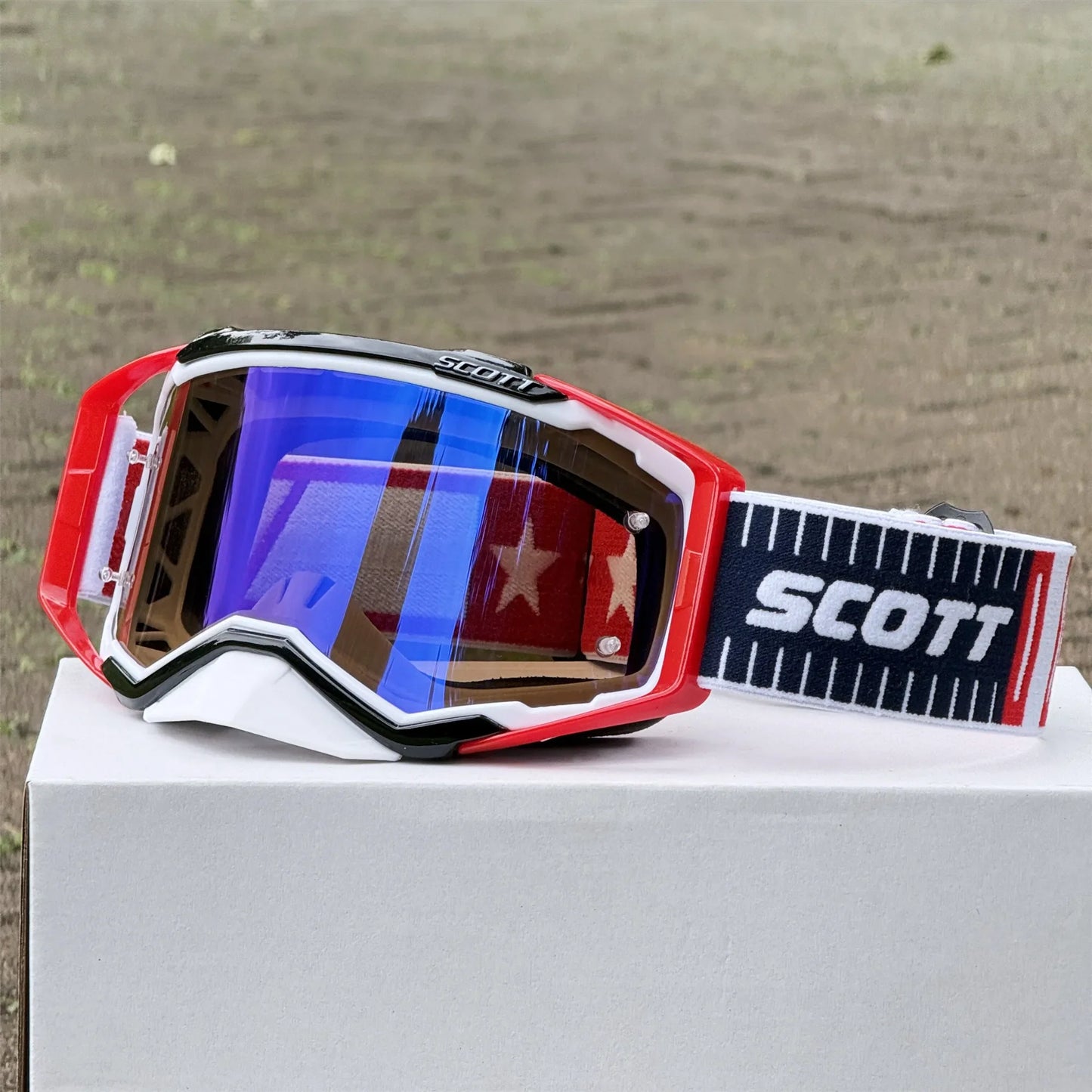 Motorcycle Riding Goggles UV400 – Dirt Bike & Cycling Glasses for Men, MTB & MX Off-Road Protection Eyewear Accessories