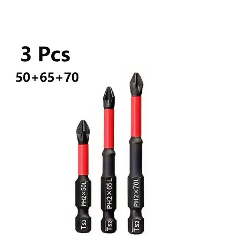 5/12 Pcs Magnetic Screwdriver Bit Set – Non-Slip Shockproof Phillips Impact & Hex Shank Alloy Steel Bits for Power Tools