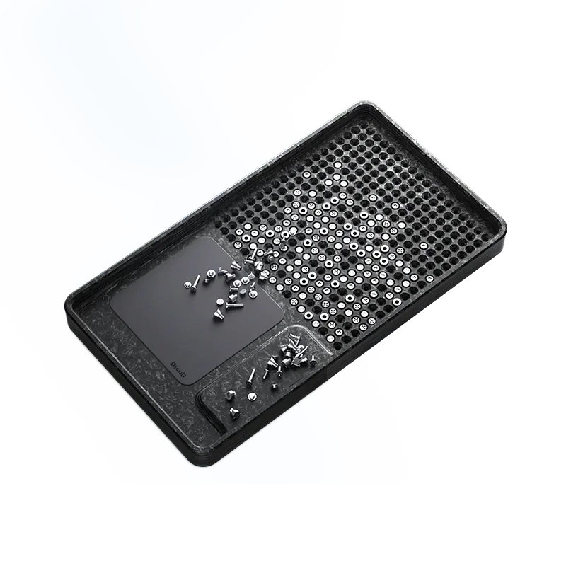 Qianli Magnetic Screw Bit Storage Tray – Small Screw Holder Plate for Mobile Phone Repair, RC Car, and Drone Tools