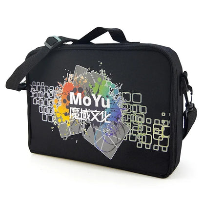 Qiyi Moyu Magic Cube Storage Bag - Professional Carry Case for 2x2 to 9x9 Speed Cubes, Puzzle Toys & Gifts