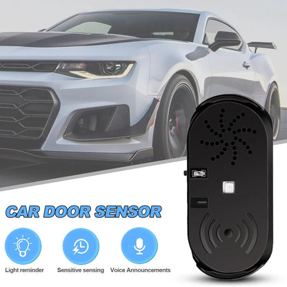 Smart Car Door Opening Sensor Alarm – High-Sensitivity Anti-Collision Safety Device with Voice Notification System