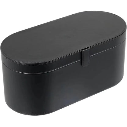 Portable PU Hair Dryer Storage Case – Large Capacity Dustproof Bag for Curling Tools & Accessories