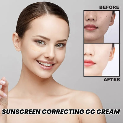 CC Foundation Cream – Natural Moisturizing, Waterproof, Brightening Concealer with Oil-Control & Long-Lasting Coverage