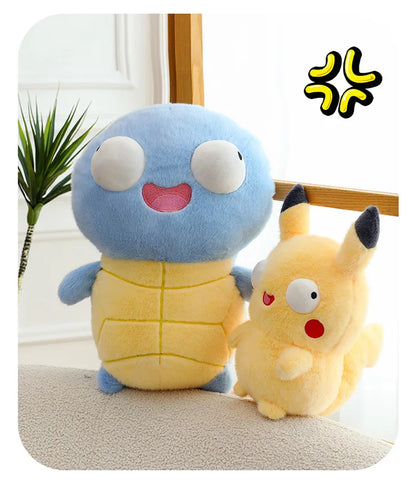23/30/45cm Pokemon Plush Toys — Cute Soft Turtle & Little Fire Dragon Pillow Dolls for Children, Christmas Gift