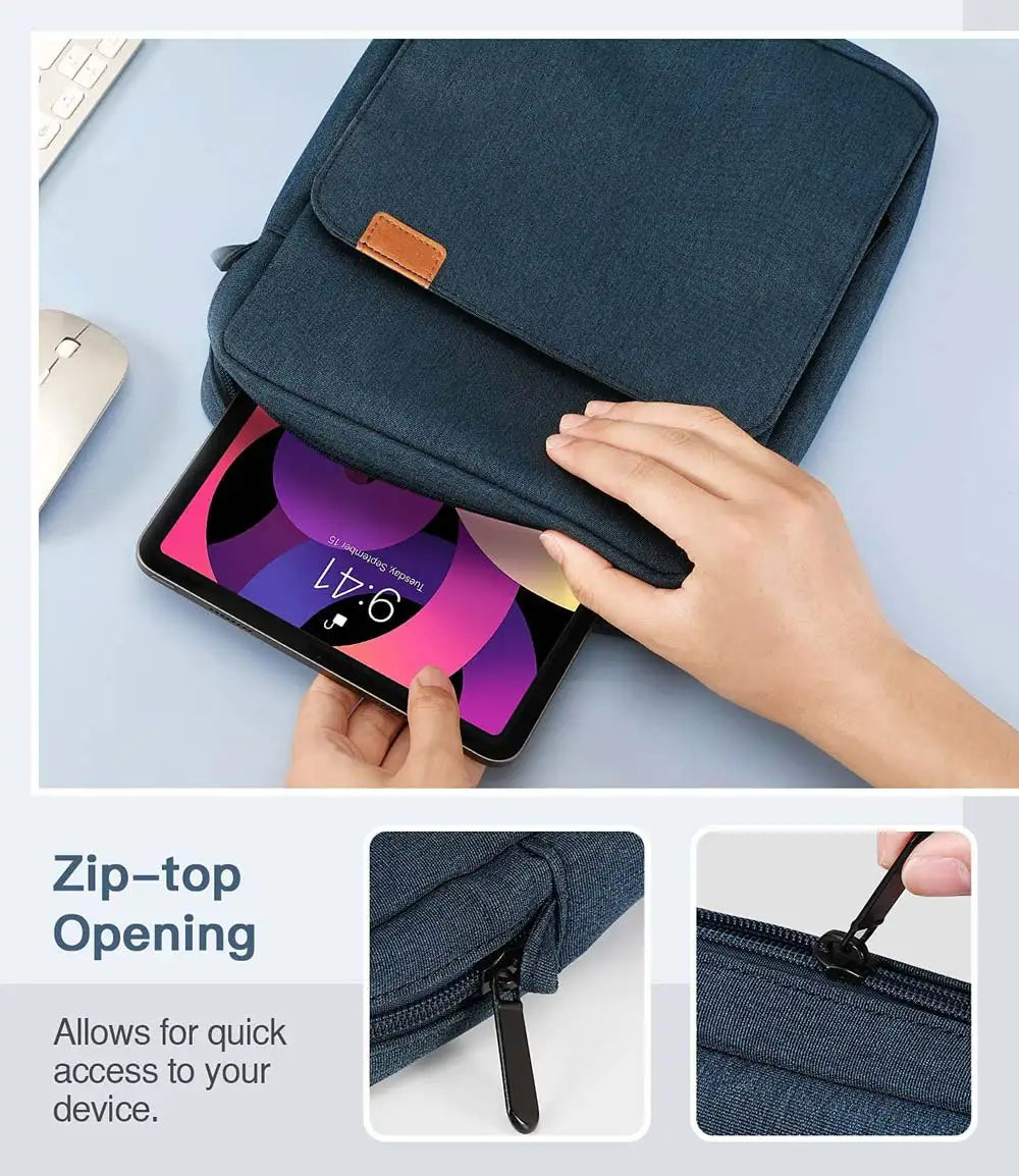Tablet Sleeve Case – For Samsung Galaxy Tab S9, S8, S7, FE, Lite, A7, A8, A9 Plus & Xiaomi Mi Pad 5/6 Pro, Portable Pouch