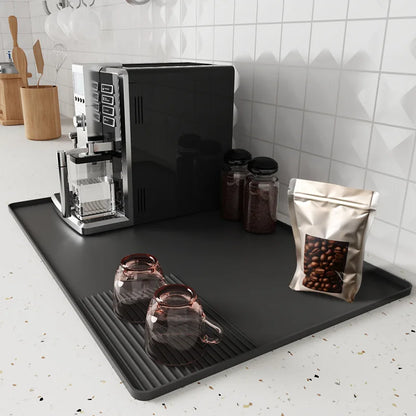 JUSTINLAU Non-Slip Silicone Espresso Tamping Mat – Coffee Press Cushion Pad & Tamp Station Tool for Home & Café Barista Use