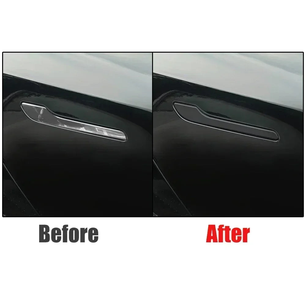 Tesla Model 3/Y Carbon Fiber ABS Door Handle Covers – Premium Durable Car Accessories 2024