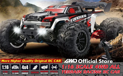 4WD Remote Control Car – Off-Road 4x4 RC High-Speed Buggy Truck, Brushless 50/80KM/H Drift Racing Toy for Kids & Adults