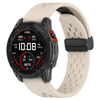 Quick Fit Silicone Strap for Garmin Fenix & Forerunner — 26mm, 22mm, 20mm Bands for Fenix 7X/7 Pro/6X/6/5X/5 Plus, Tactix 7, Forerunner 965/955, Enduro
