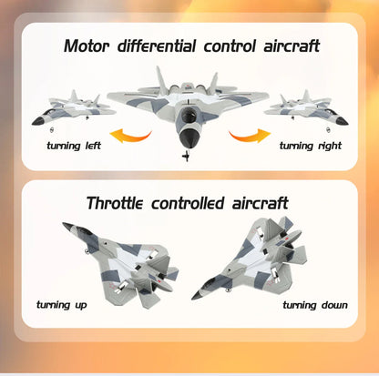 RC SU-35 Foam Fighter Jet – 2.4G Remote Control Glider Airplane Toy for Kids & Boys