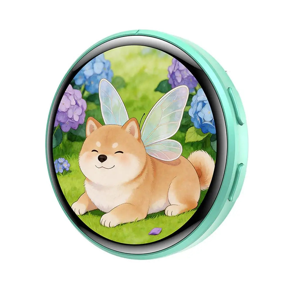 Anime Digital Badge Pin - HD Touchscreen Photo & Video Display E-Badge for Cosplay, Parties & Fandoms